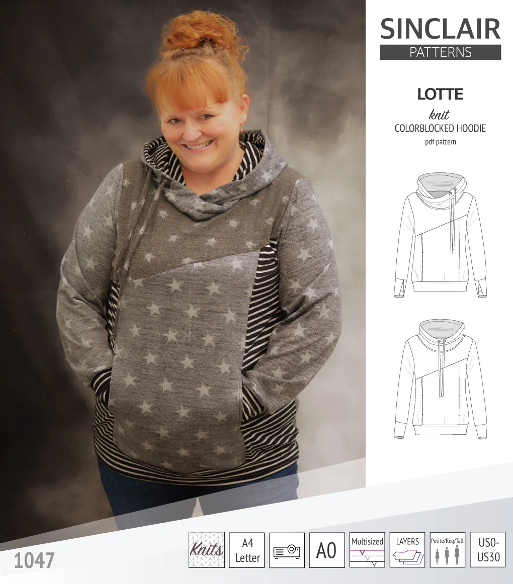 Lotte colorblocked hoodie for women (PDF) - Image 30
