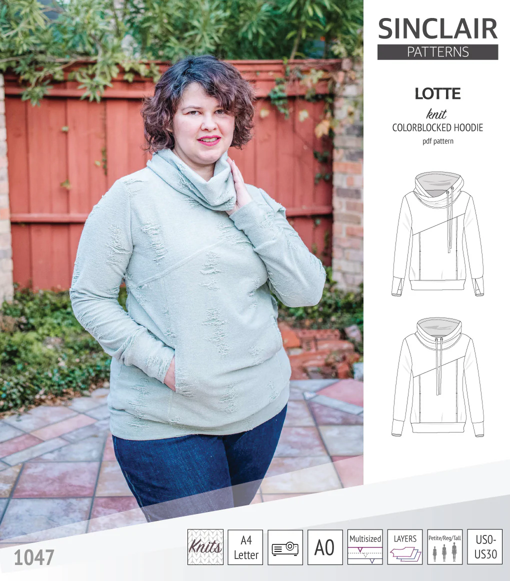 Lotte colorblocked hoodie for women (PDF) - Image 38