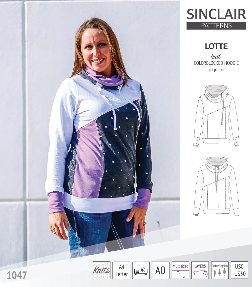 Lotte colorblocked hoodie for women (PDF) - Image 39
