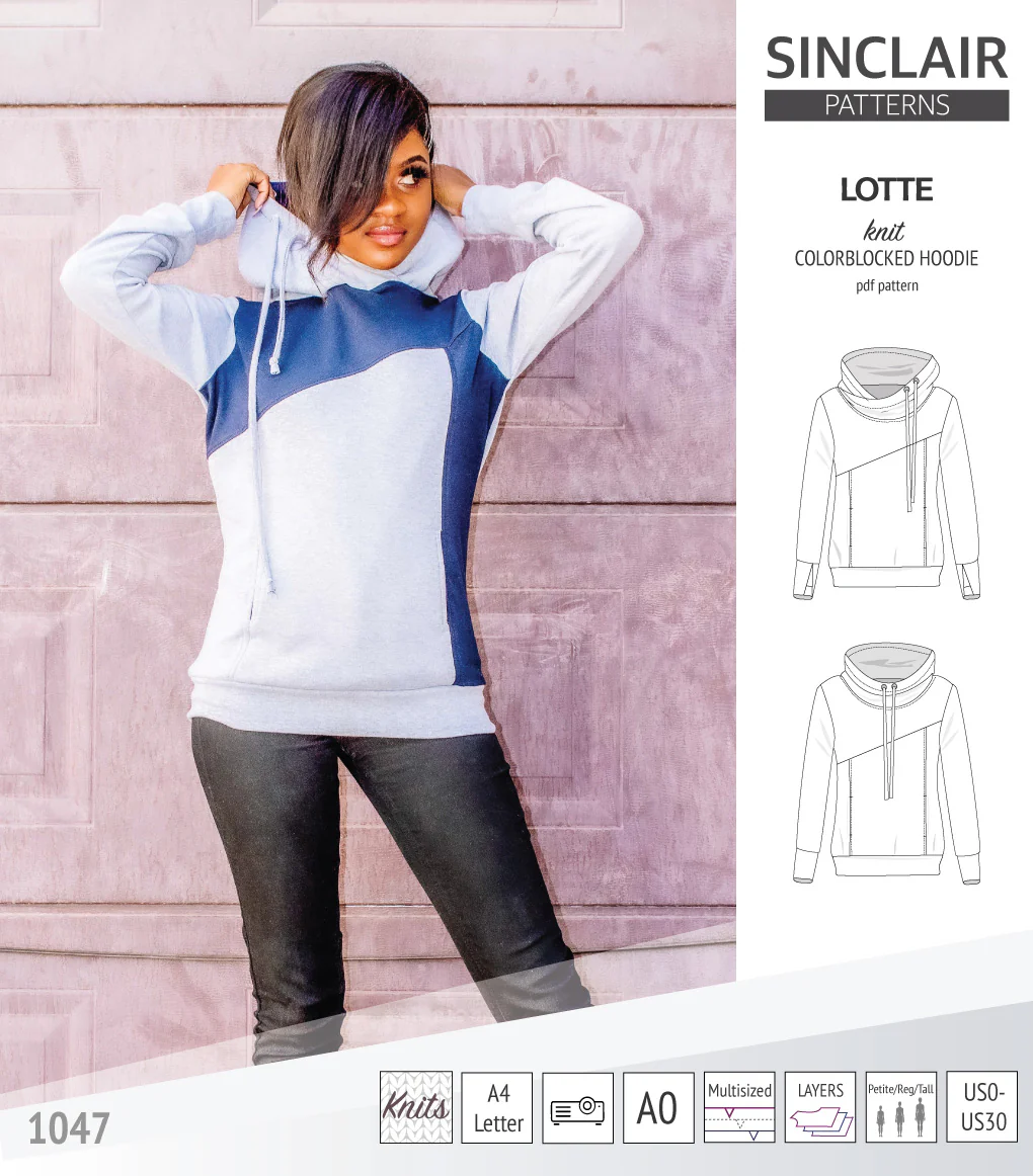 Lotte colorblocked hoodie for women (PDF) - Image 40