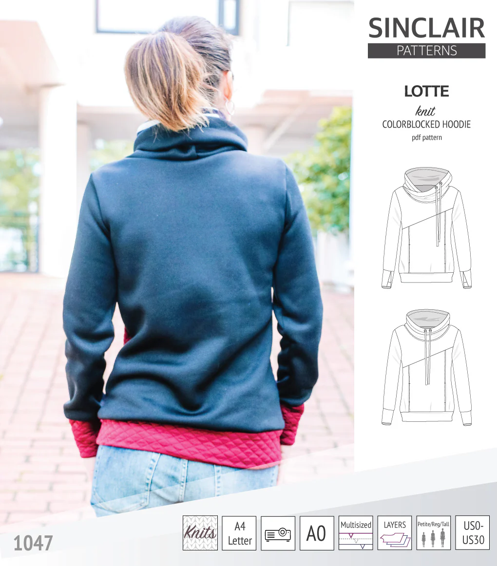 Lotte colorblocked hoodie for women (PDF) - Image 42