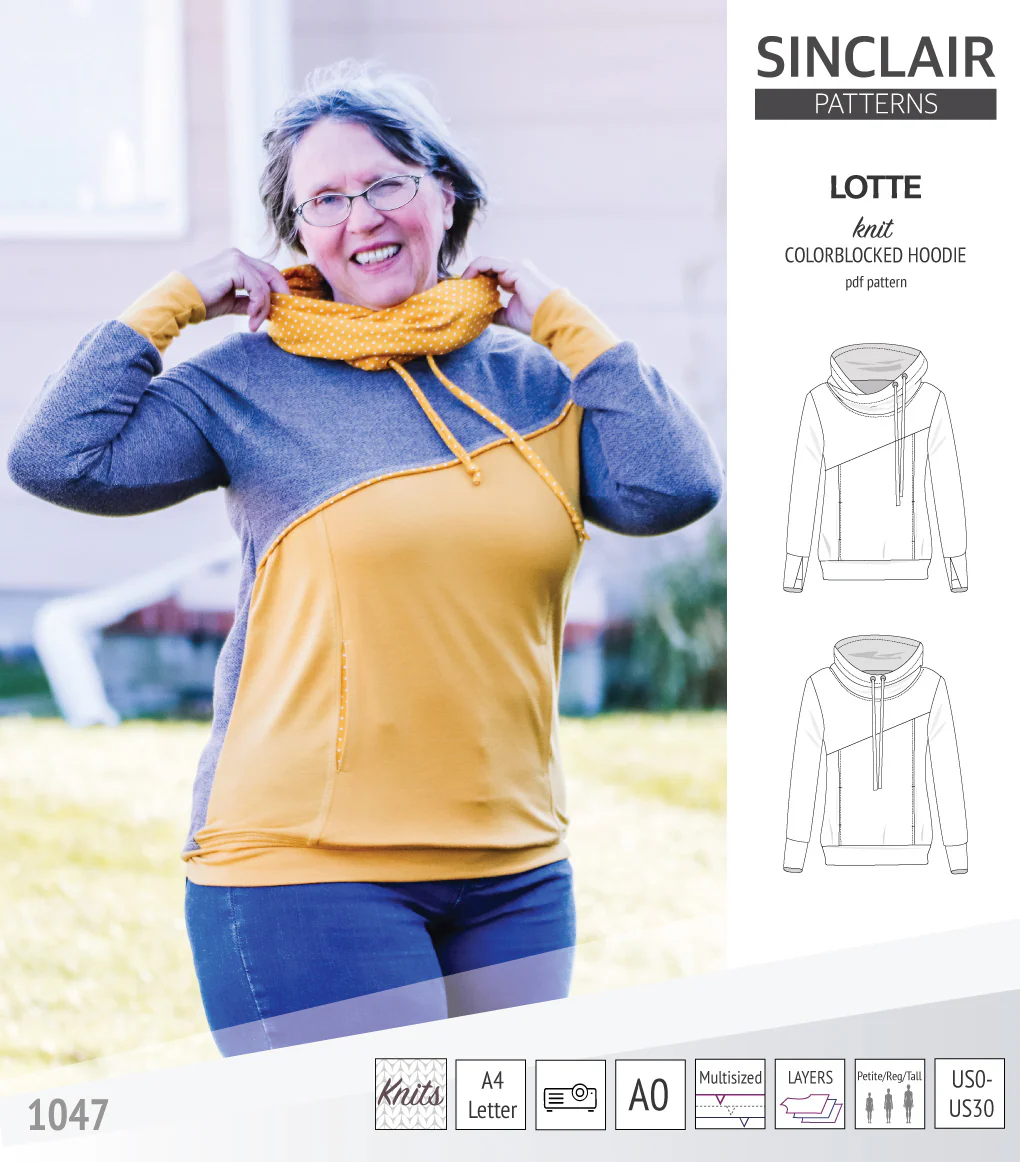 Lotte colorblocked hoodie for women (PDF) - Image 44