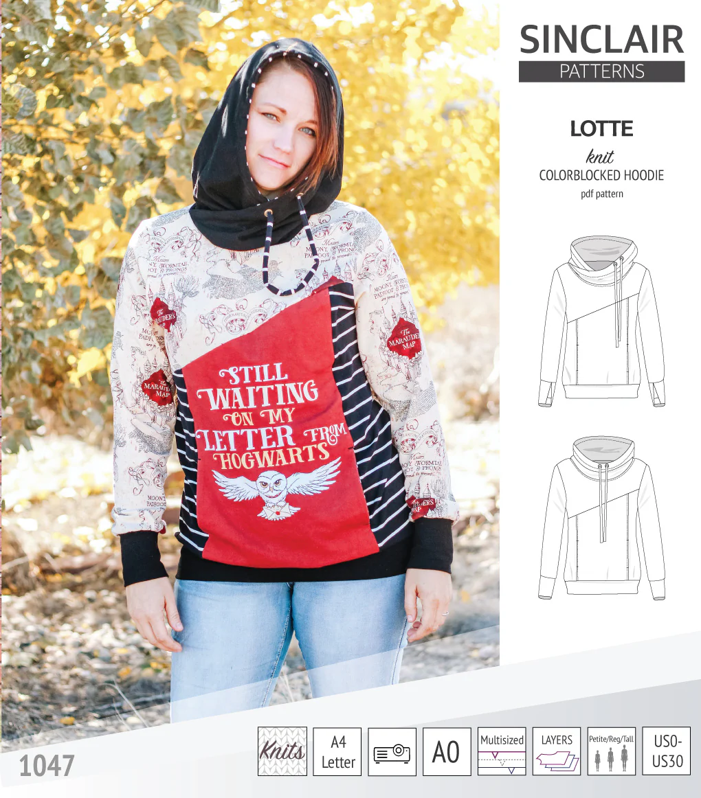 Lotte colorblocked hoodie for women (PDF) - Image 47