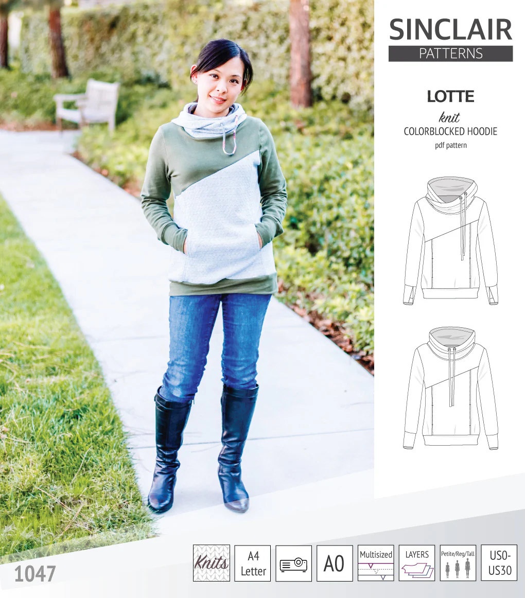 Lotte colorblocked hoodie for women (PDF) - Image 48
