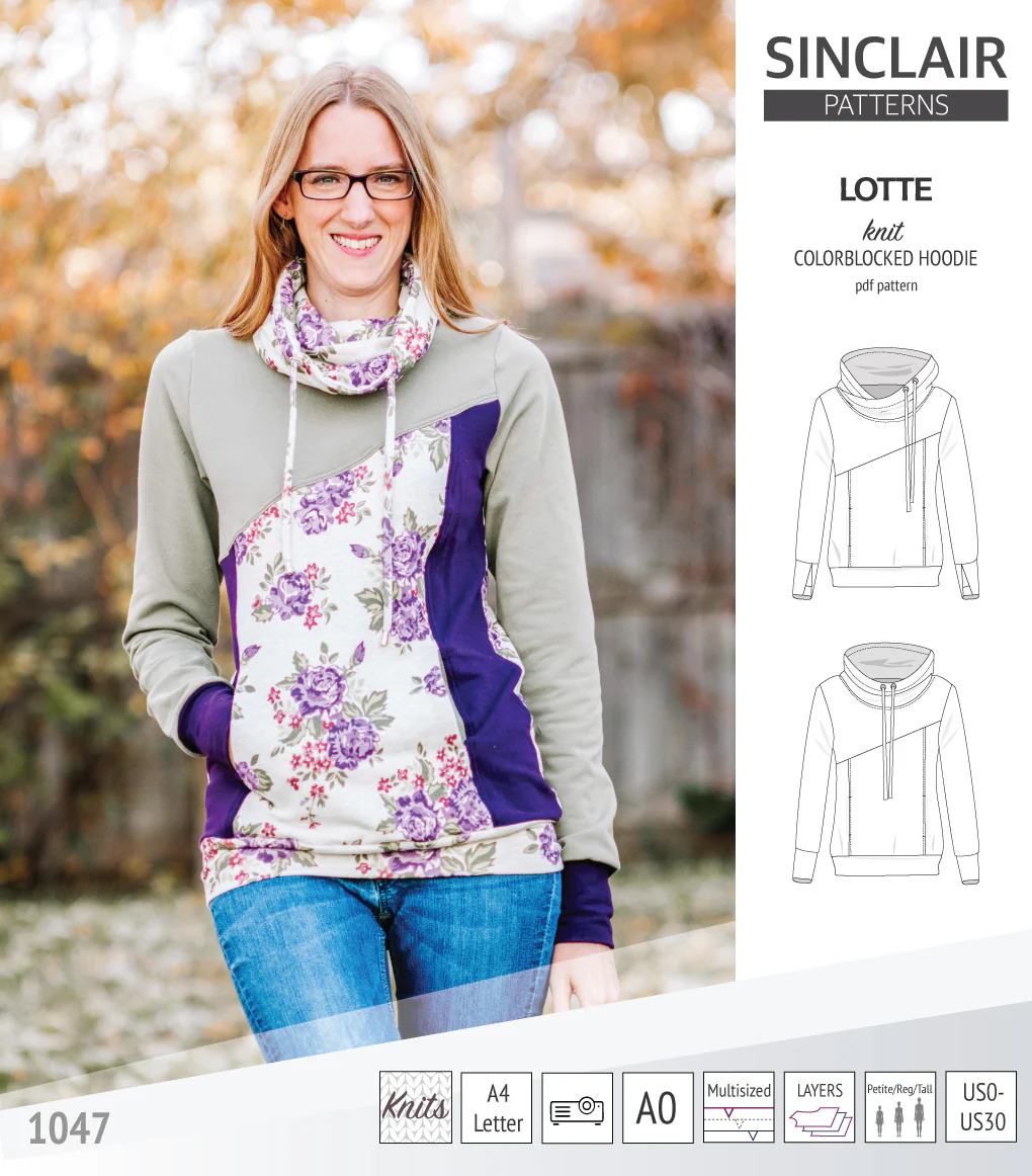 Lotte colorblocked hoodie for women (PDF) - Image 49