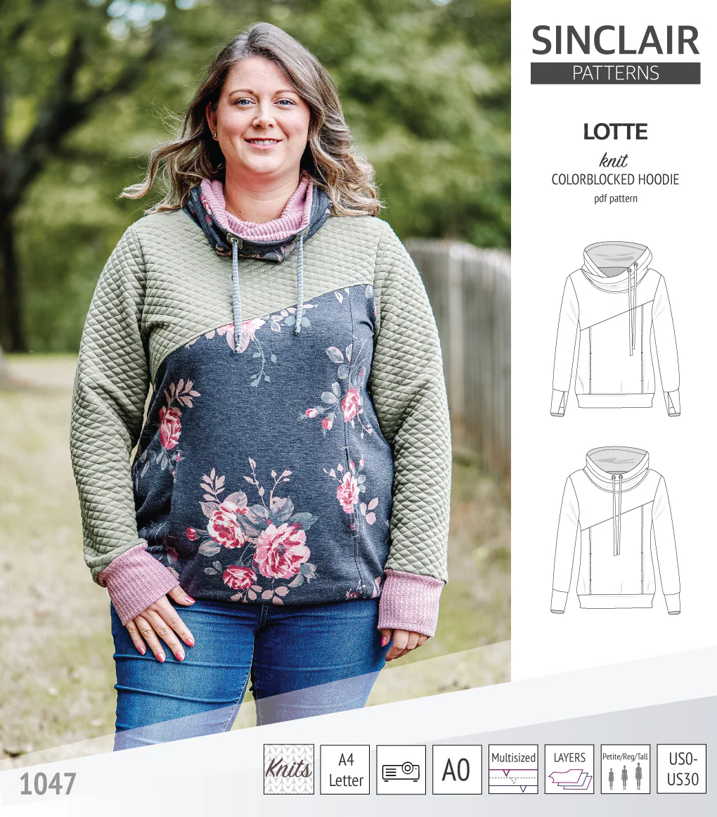 Lotte colorblocked hoodie for women (PDF) - Image 52