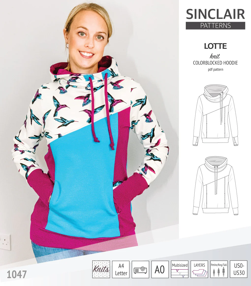 Lotte colorblocked hoodie for women (PDF) - Image 53