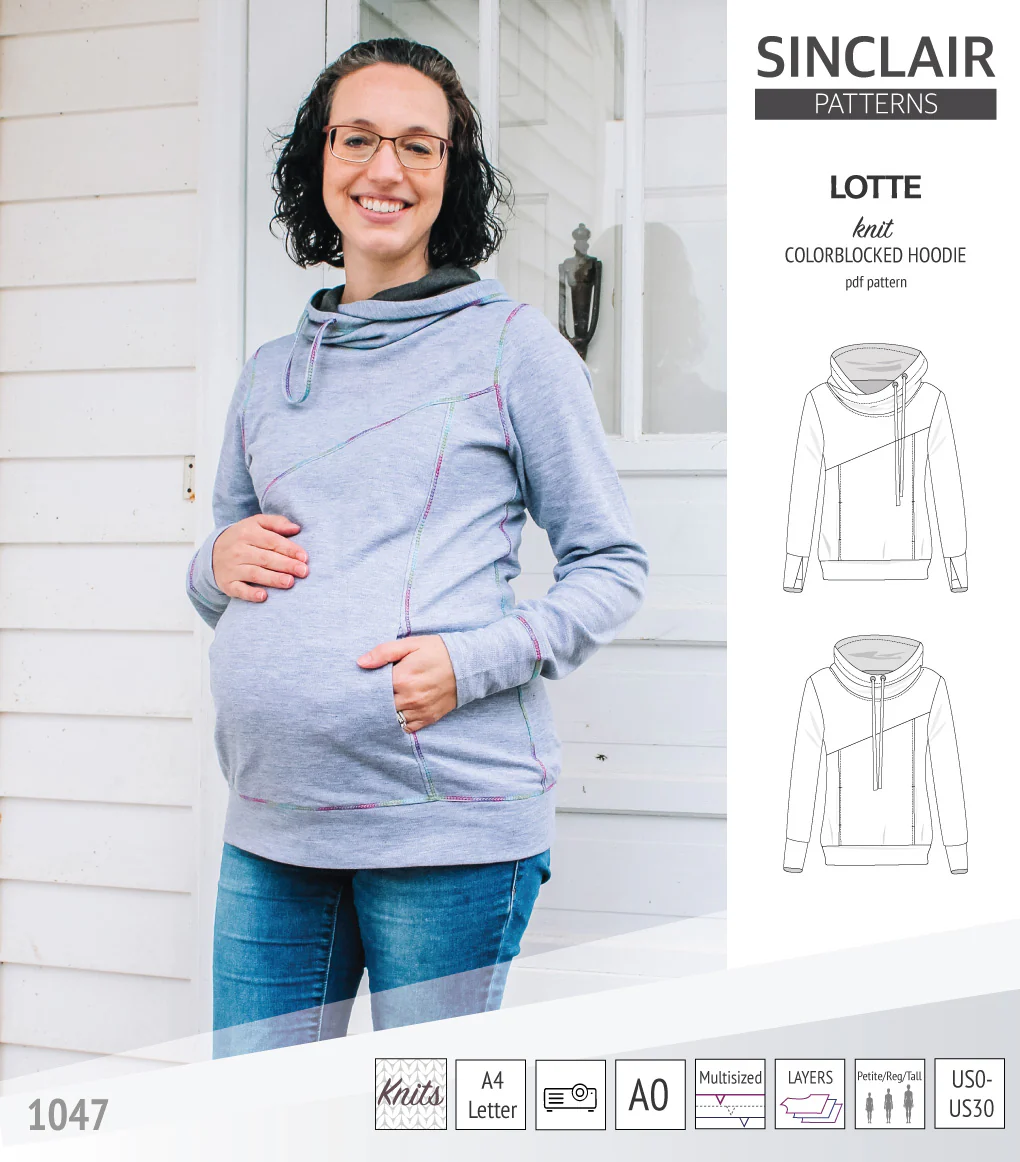 Lotte colorblocked hoodie for women (PDF) - Image 55