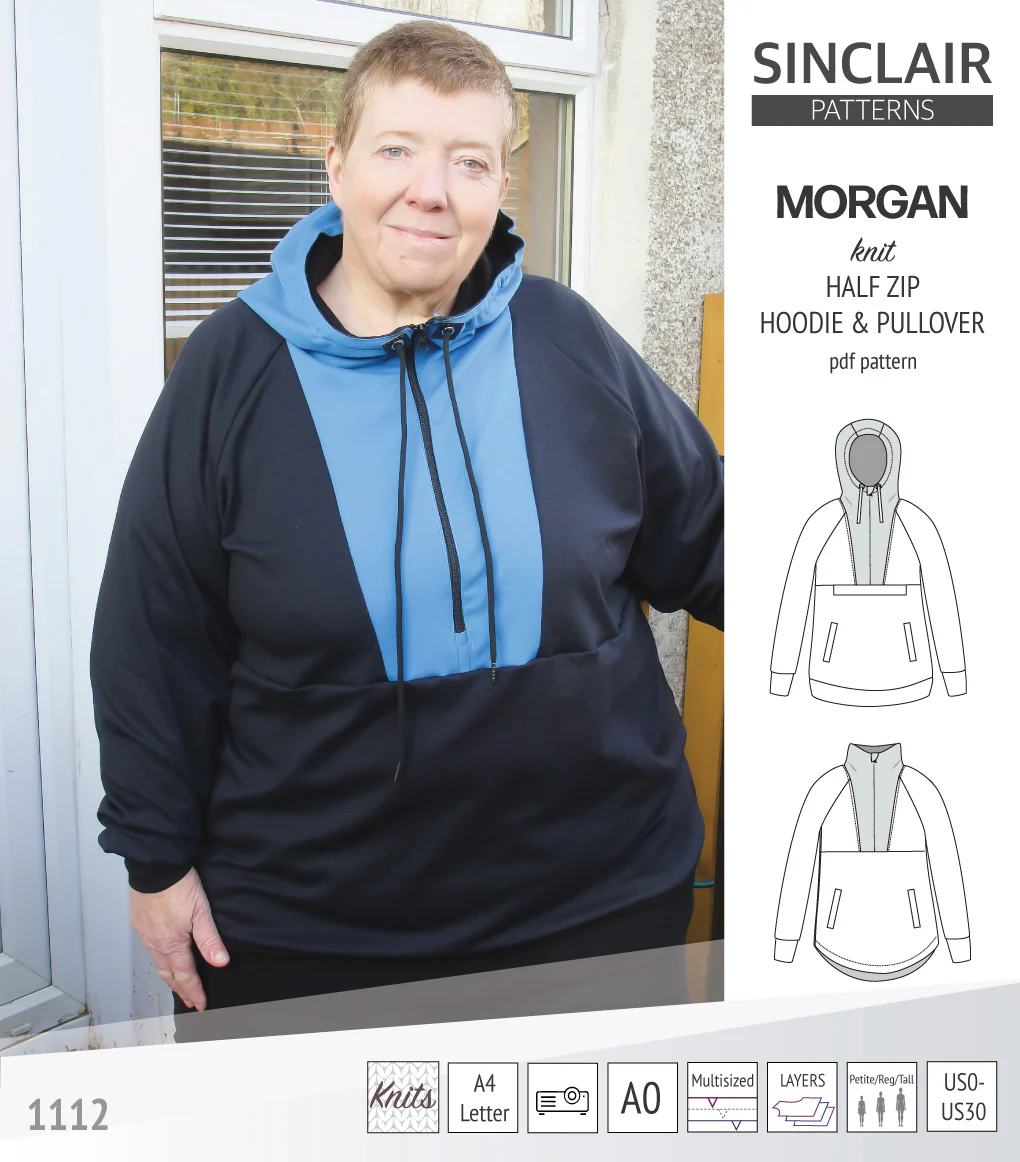 Morgan half zip pullover and hoodie (PDF) - Image 42