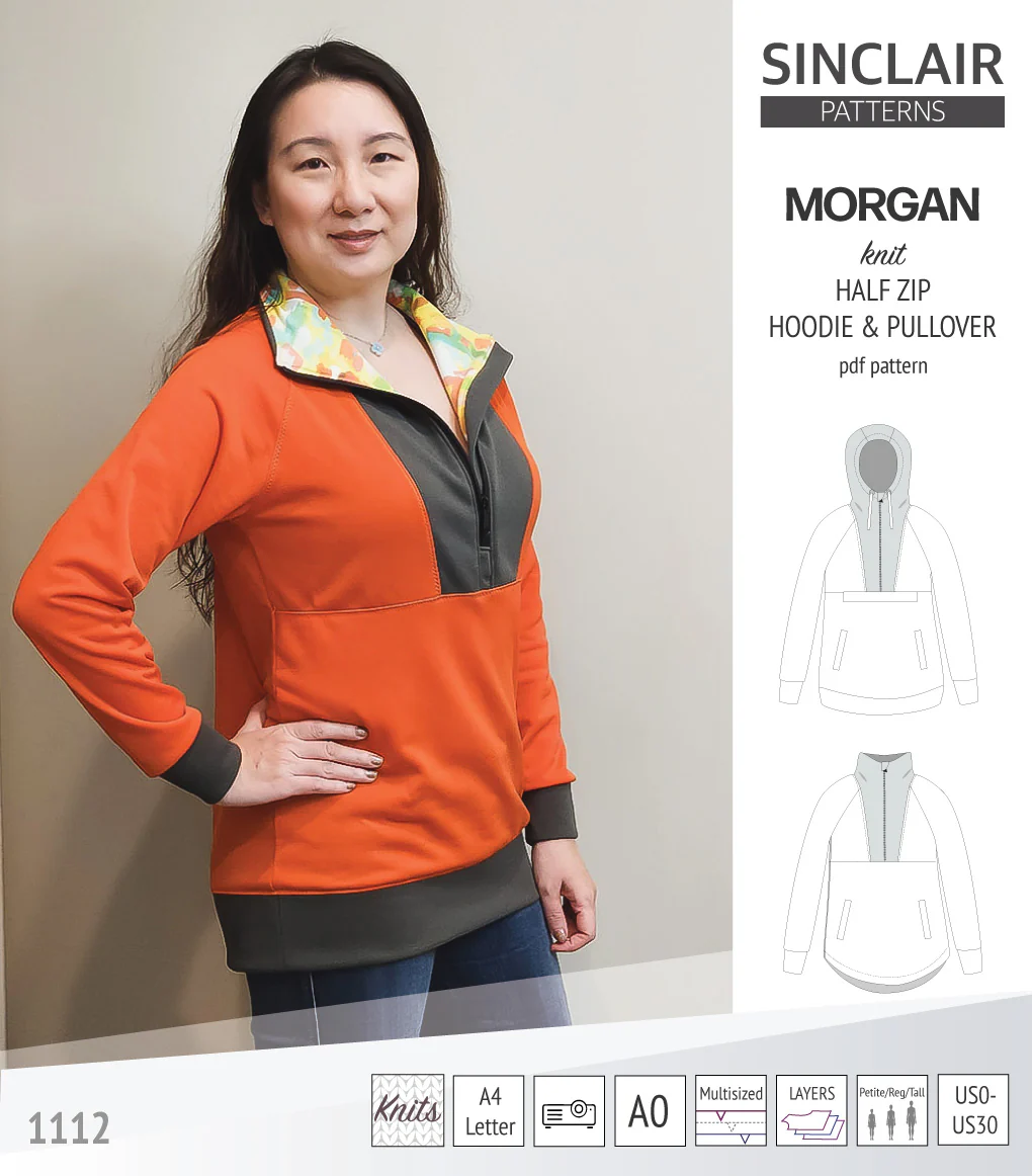 Morgan half zip pullover and hoodie (PDF) - Image 51