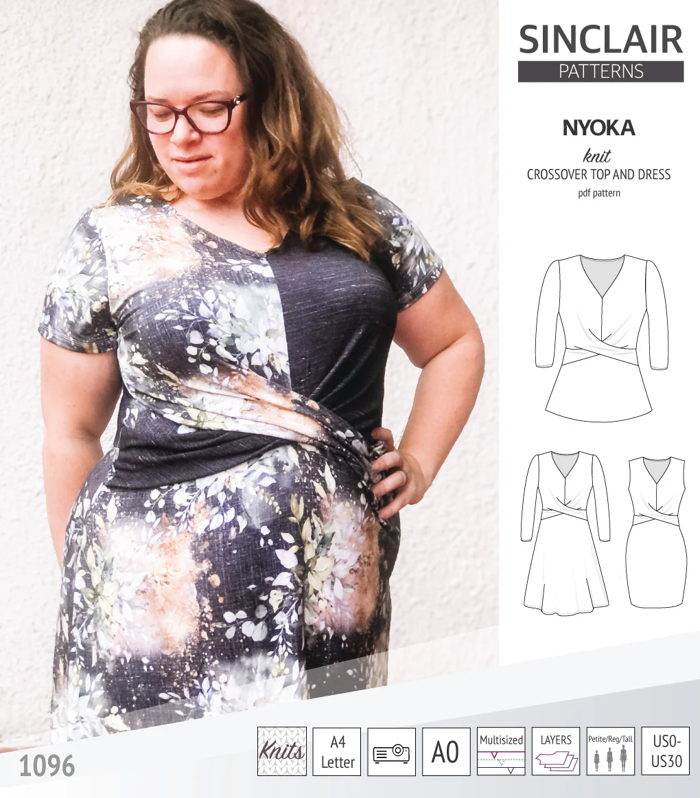 Nyoka knit crossover dress (PDF) - Image 12