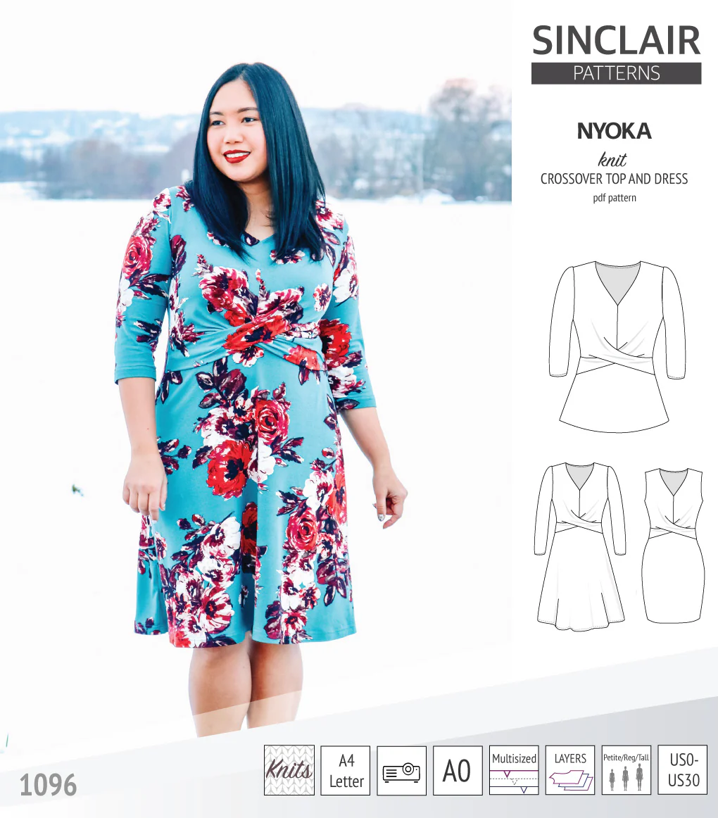 Nyoka knit crossover dress (PDF) - Image 13