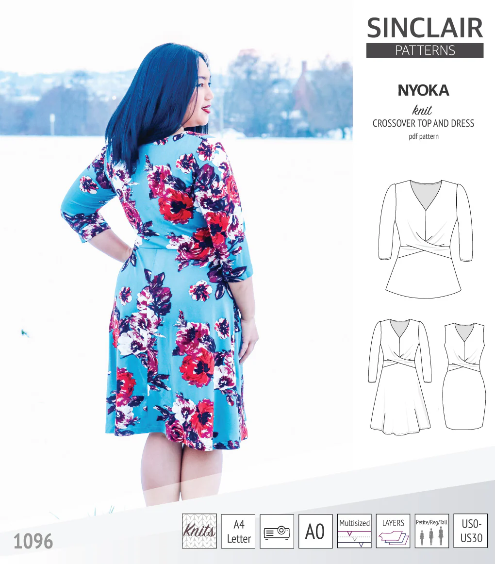 Nyoka knit crossover dress (PDF) - Image 14