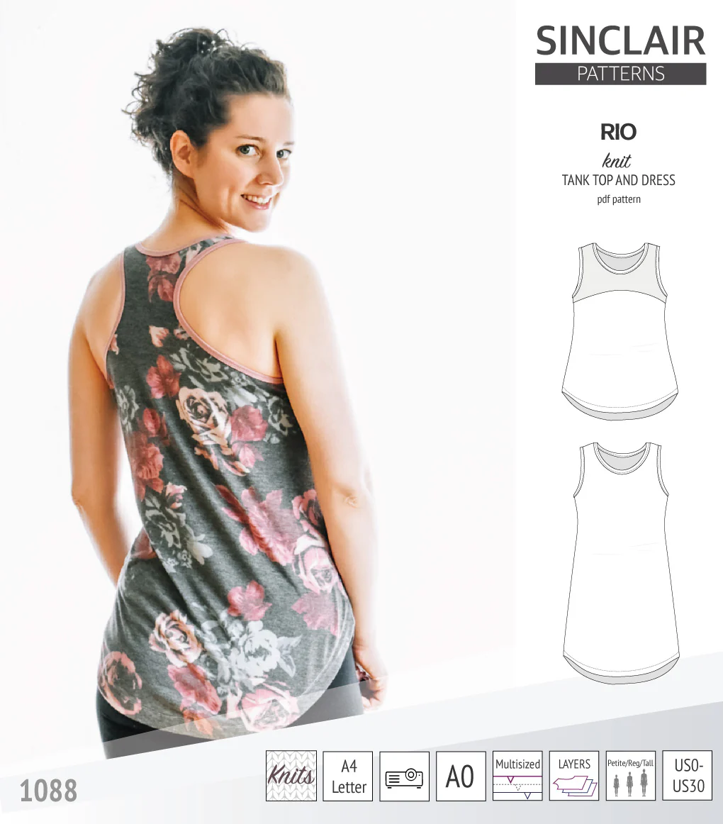 Rio knit top and dress (PDF) - Image 4
