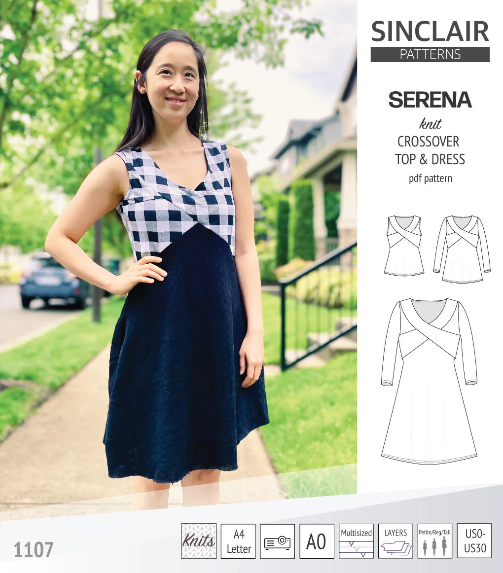 Serena crossover knit top and dress(PDF) - Image 13