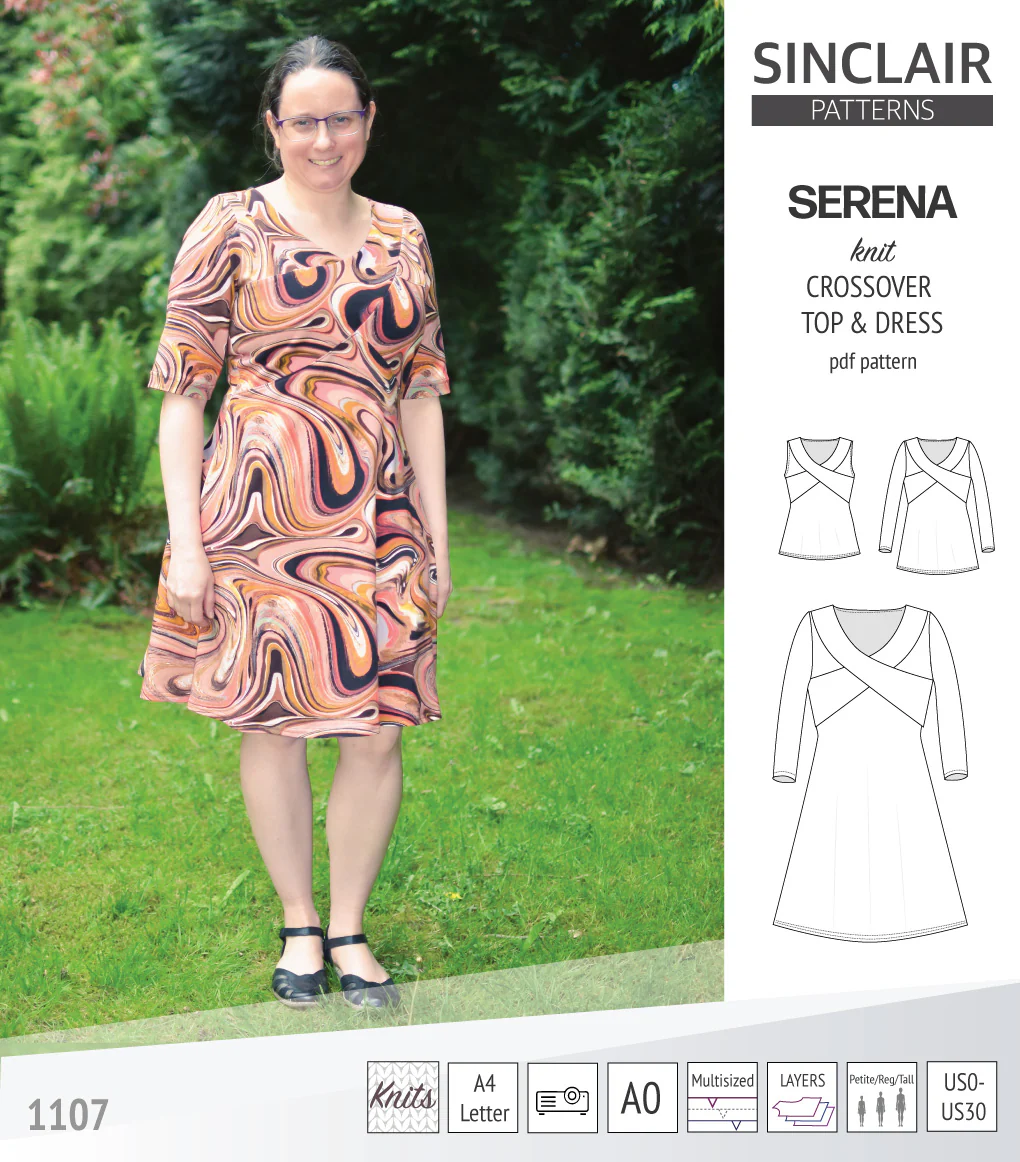 Serena crossover knit top and dress(PDF) - Image 14
