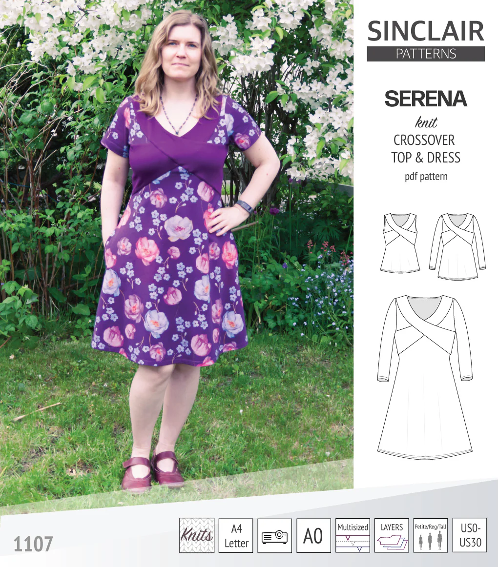 Serena crossover knit top and dress(PDF) - Image 16