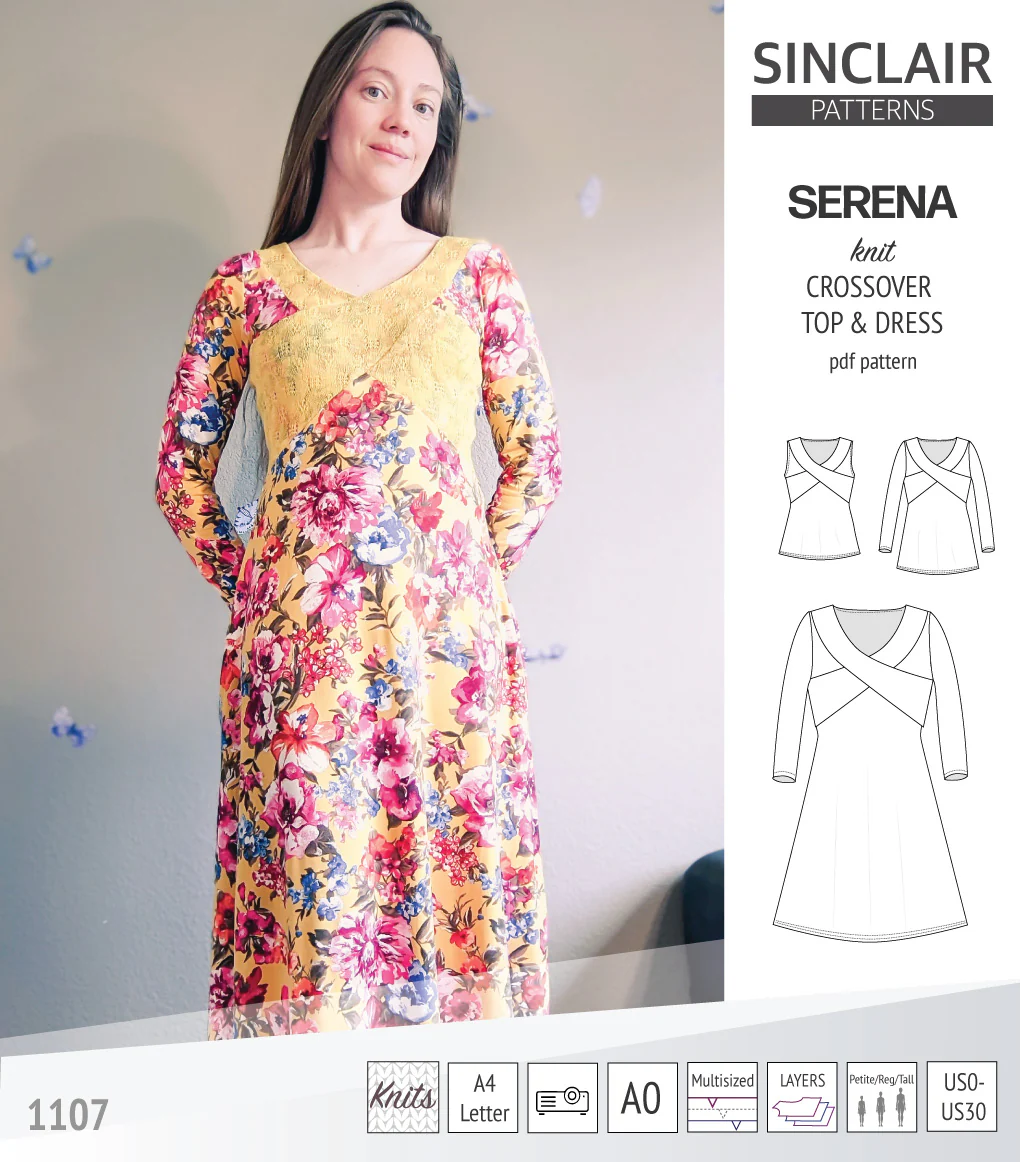 Serena crossover knit top and dress(PDF) - Image 17