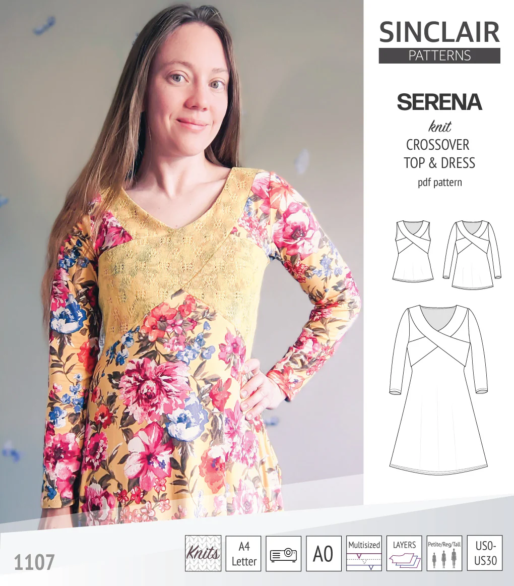 Serena crossover knit top and dress(PDF) - Image 18