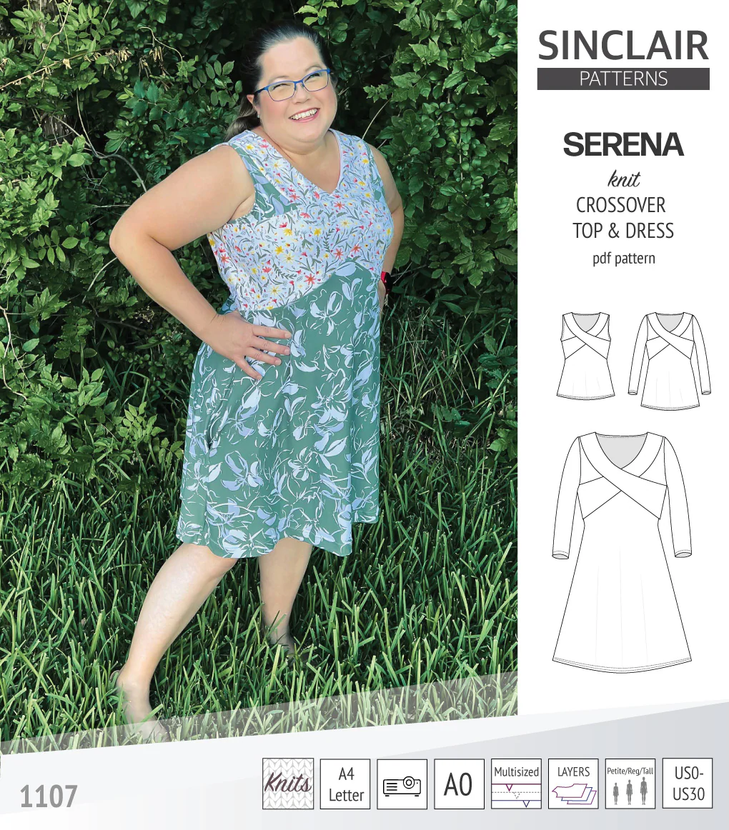 Serena crossover knit top and dress(PDF) - Image 21