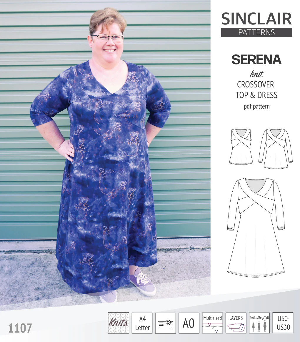 Serena crossover knit top and dress(PDF) - Image 22