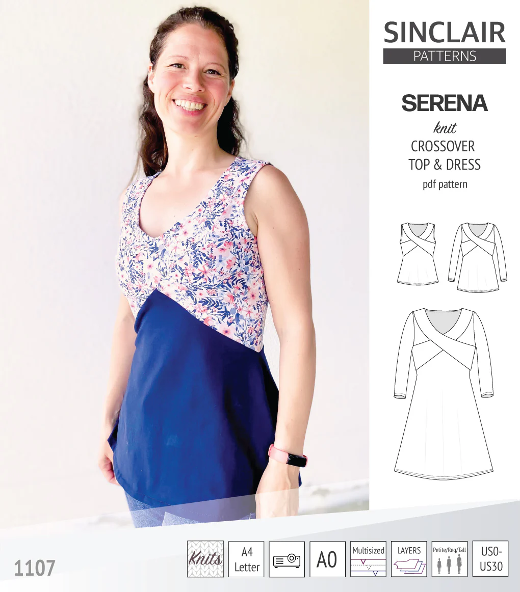 Serena crossover knit top and dress(PDF) - Image 24
