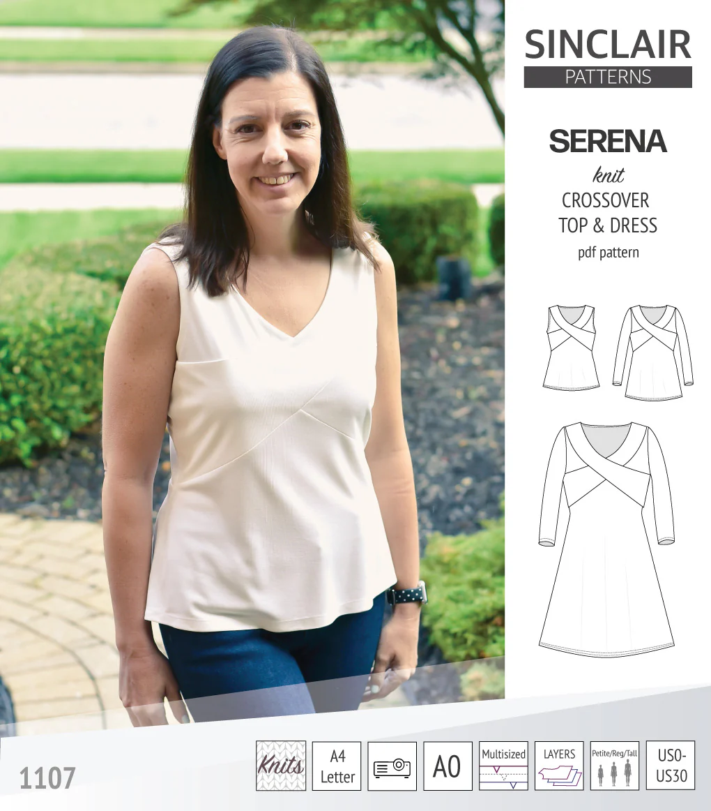 Serena crossover knit top and dress(PDF) - Image 26