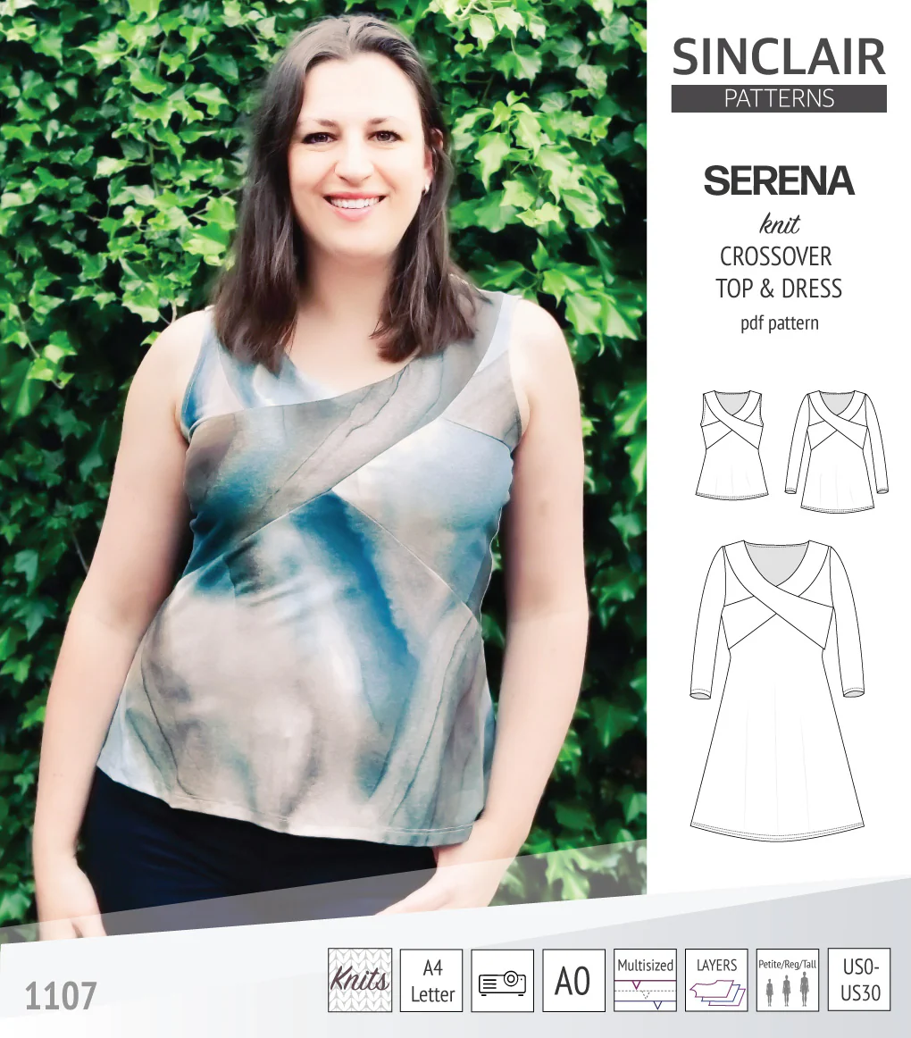 Serena crossover knit top and dress(PDF) - Image 27