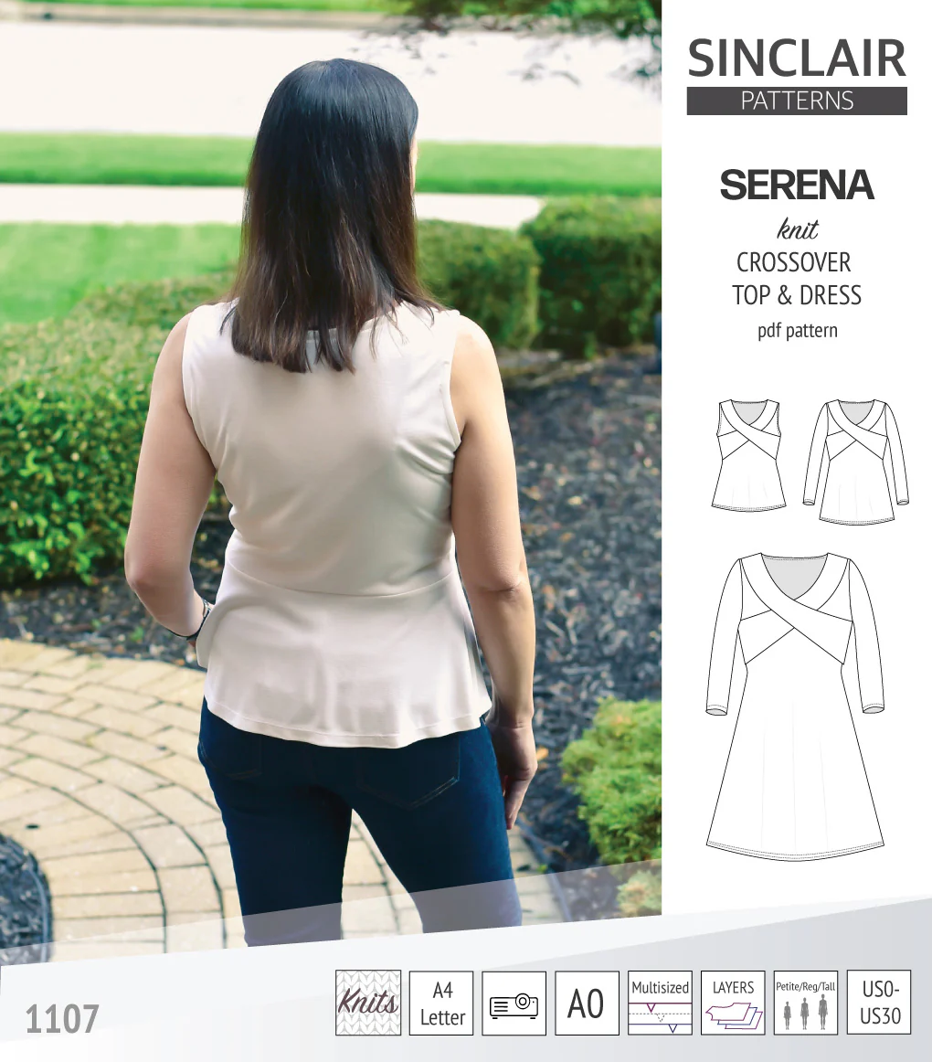 Serena crossover knit top and dress(PDF) - Image 28