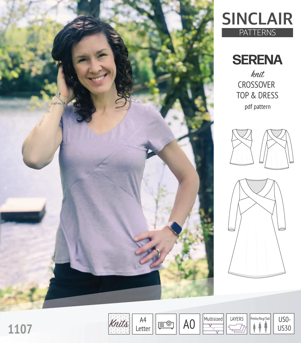 Serena crossover knit top and dress(PDF) - Image 30