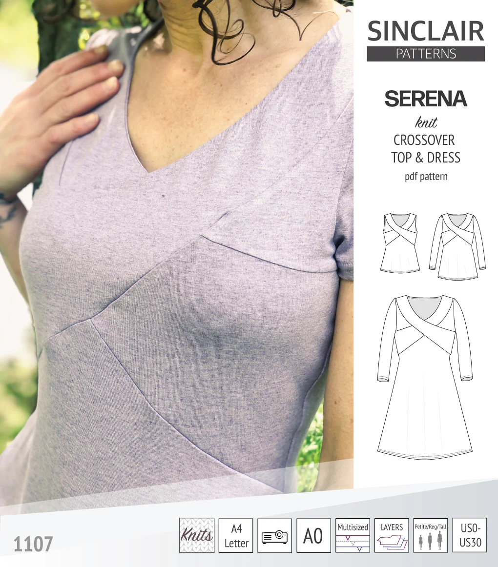 Serena crossover knit top and dress(PDF) - Image 31