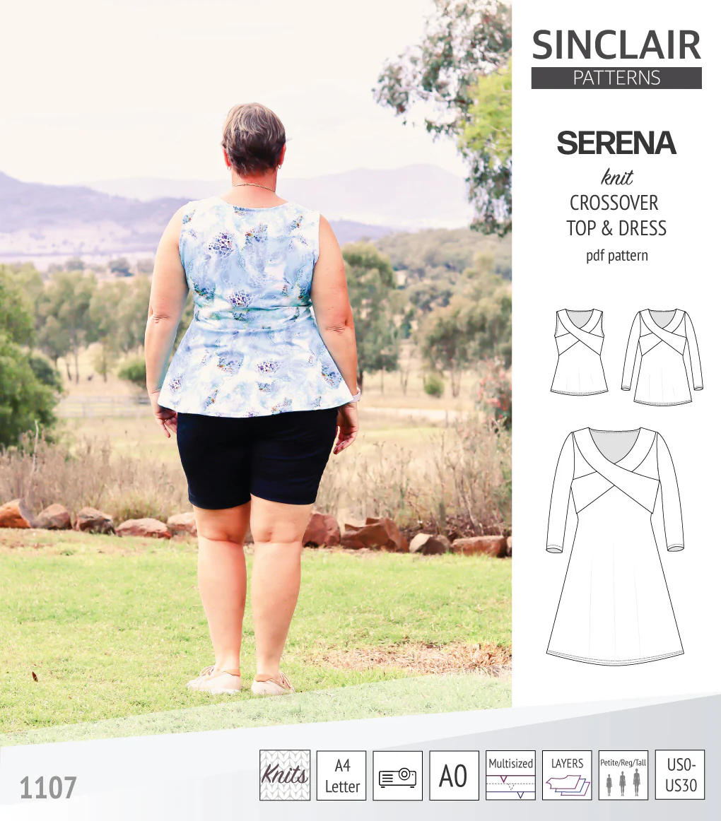 Serena crossover knit top and dress(PDF) - Image 33