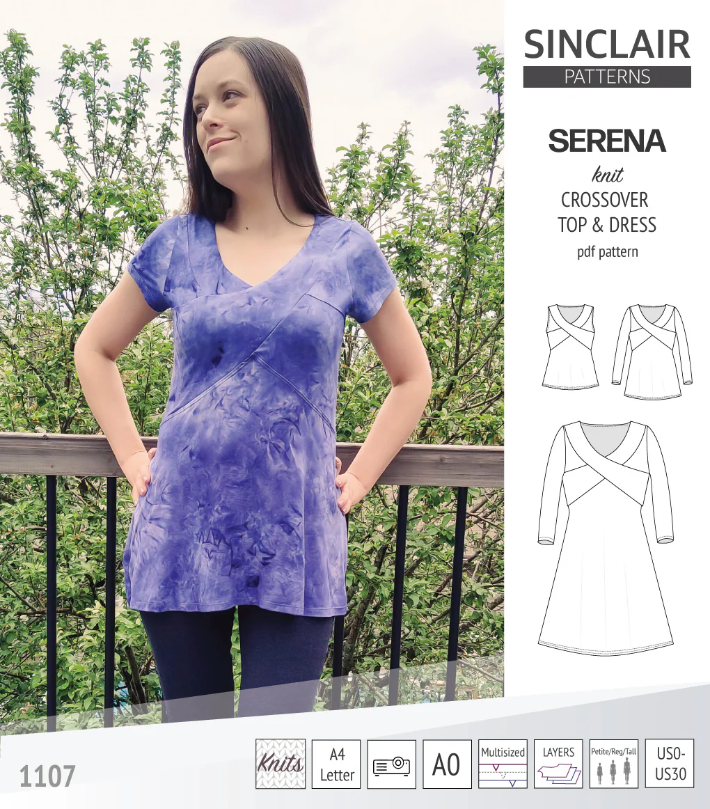 Serena crossover knit top and dress(PDF) - Image 37