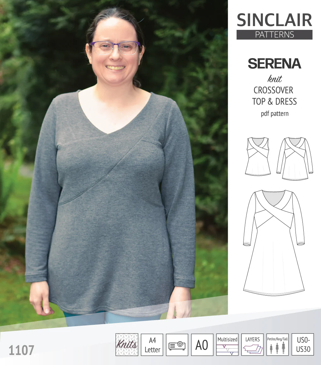 Serena crossover knit top and dress(PDF) - Image 43