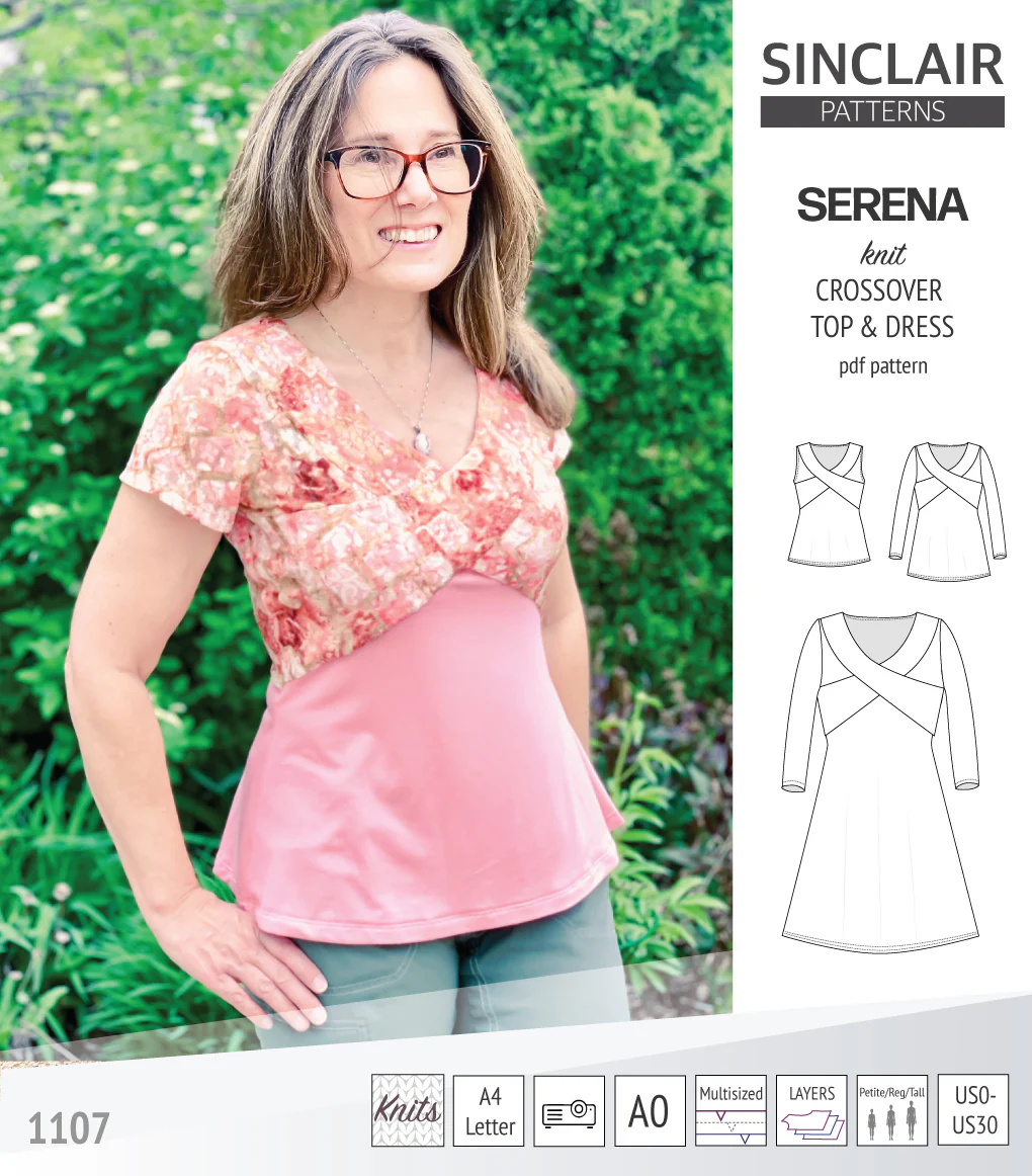 Serena crossover knit top and dress(PDF) - Image 45