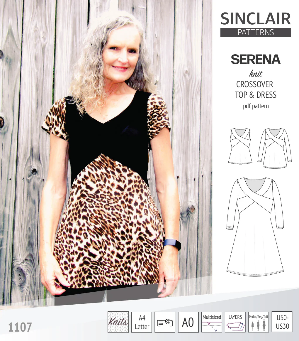 Serena crossover knit top and dress(PDF) - Image 48