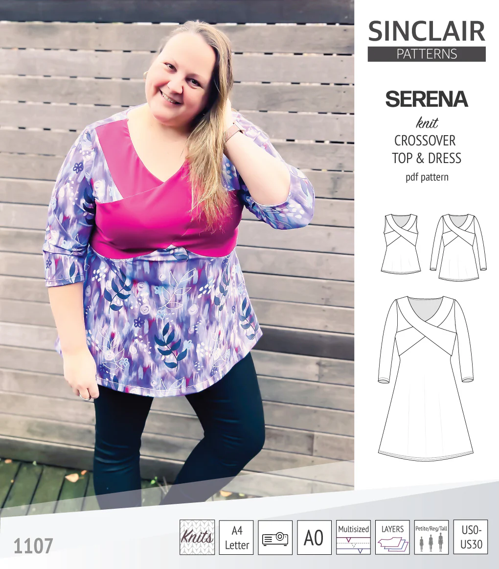 Serena crossover knit top and dress(PDF) - Image 49