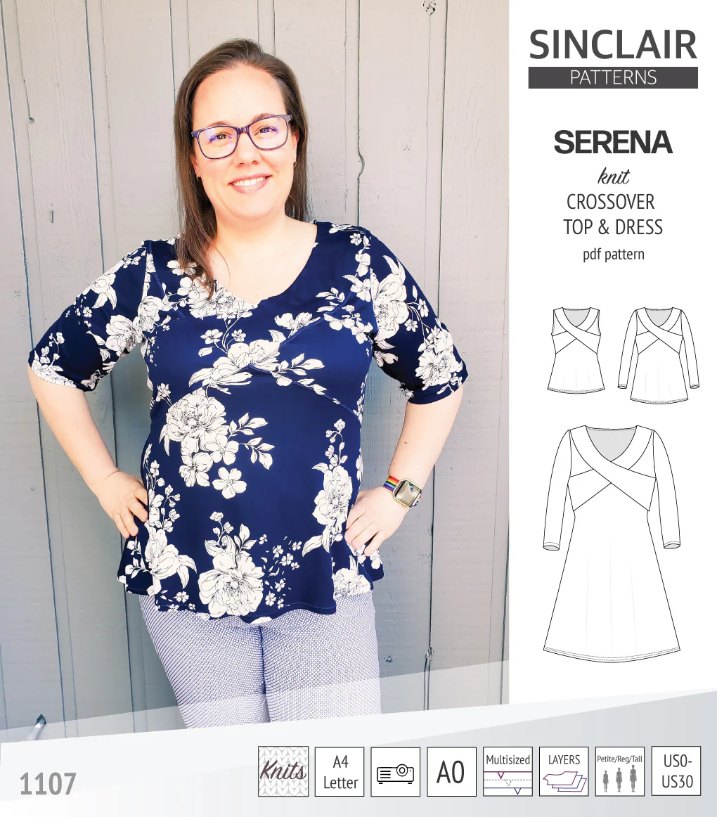 Serena crossover knit top and dress(PDF) - Image 50