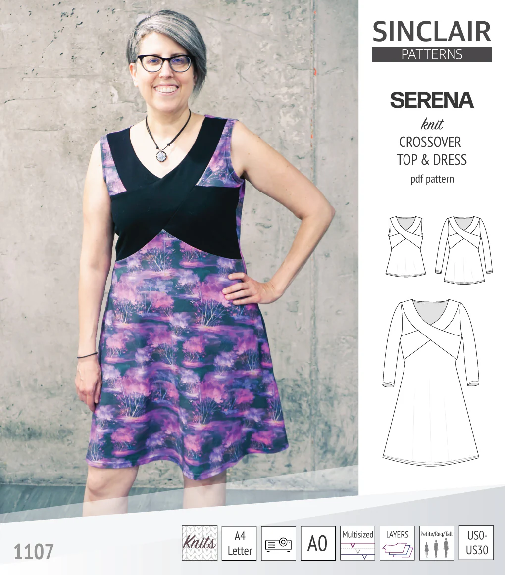 Serena crossover knit top and dress(PDF) - Image 6