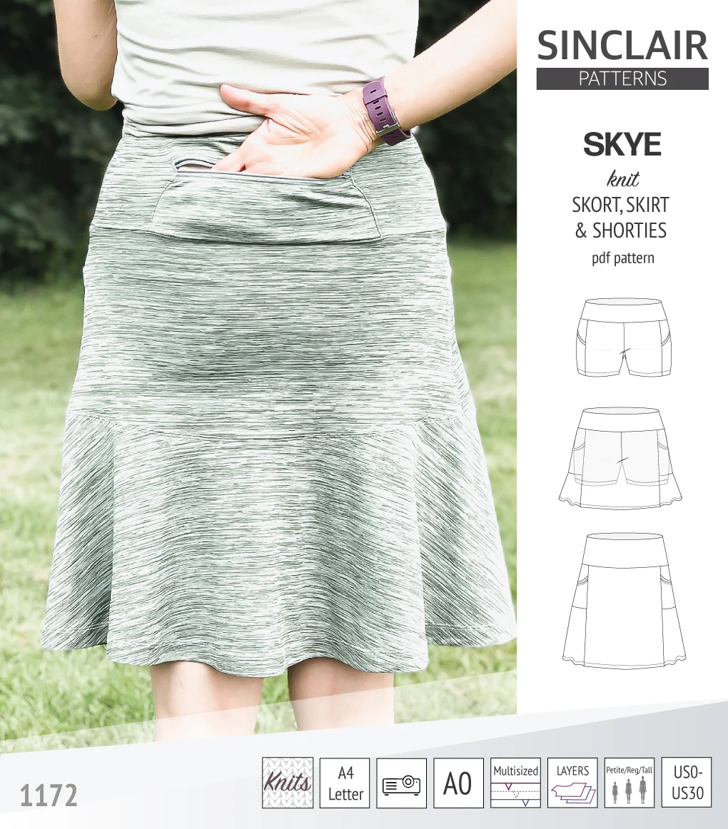 Skye skort, skirt and shorties with pockets (PDF) - Image 10
