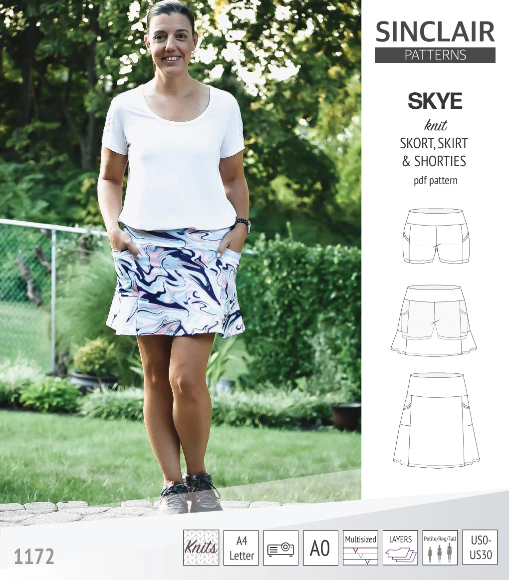 Skye skort, skirt and shorties with pockets (PDF) - Image 22
