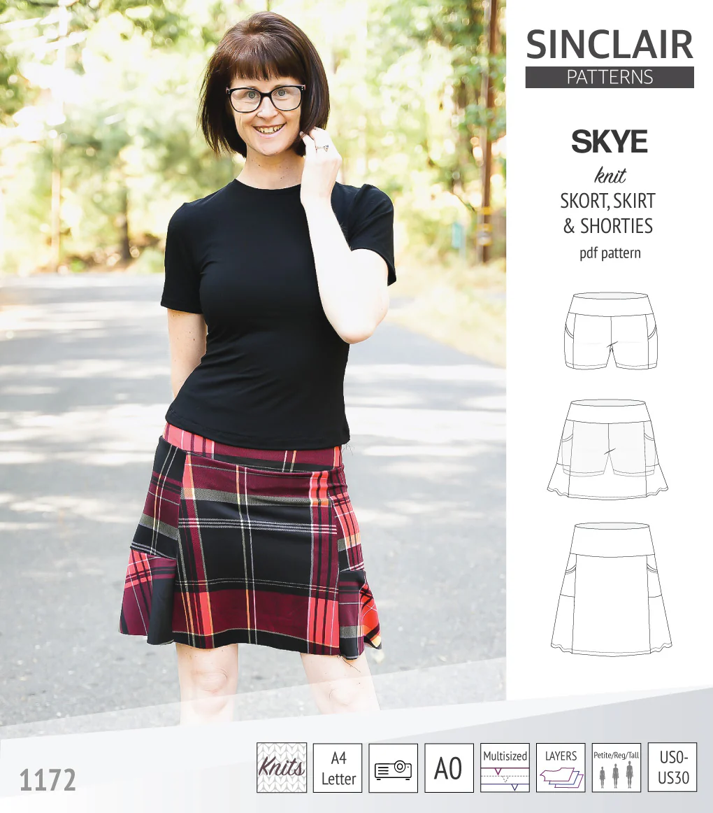 Skye skort, skirt and shorties with pockets (PDF) - Image 23