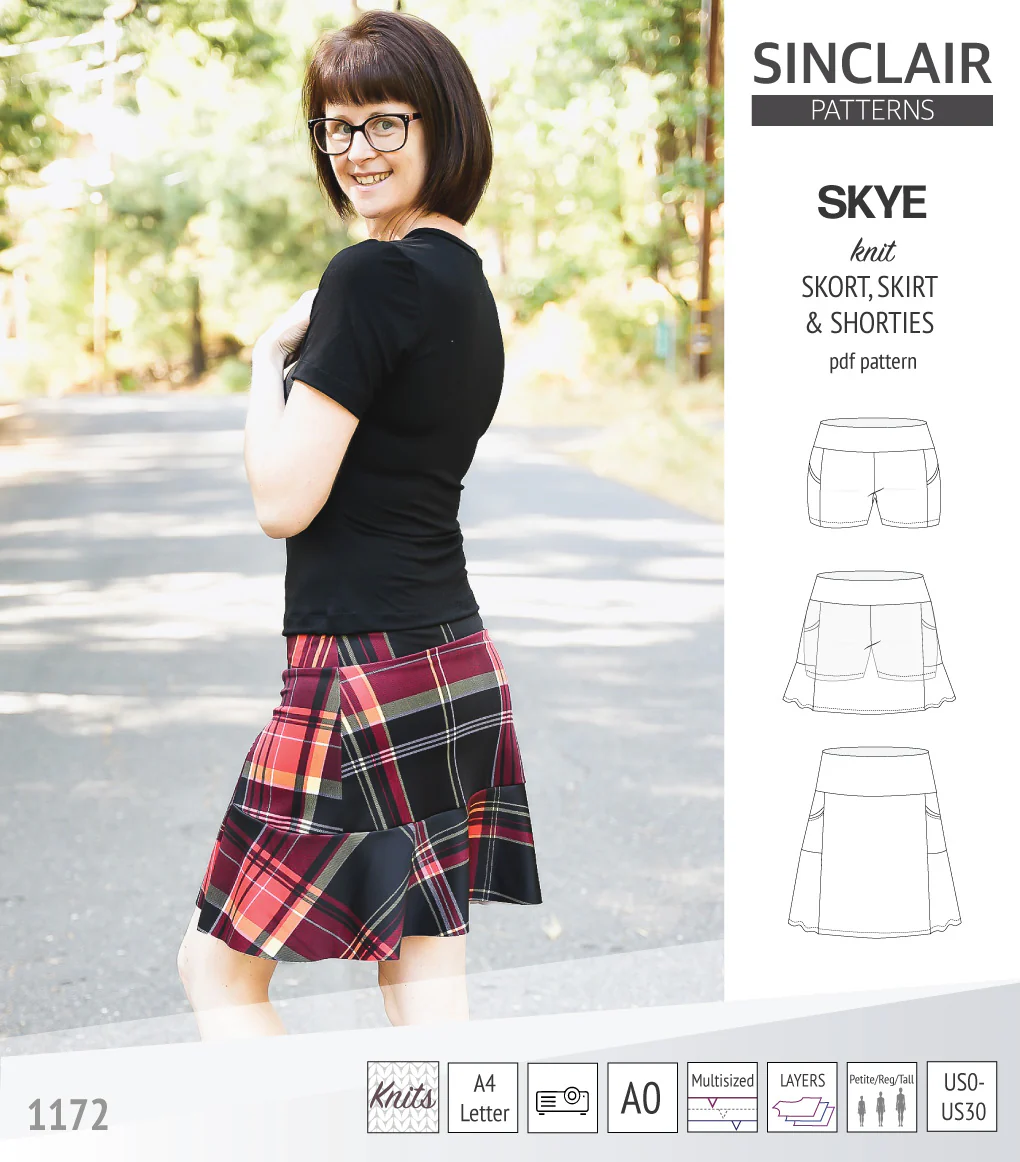 Skye skort, skirt and shorties with pockets (PDF) - Image 24