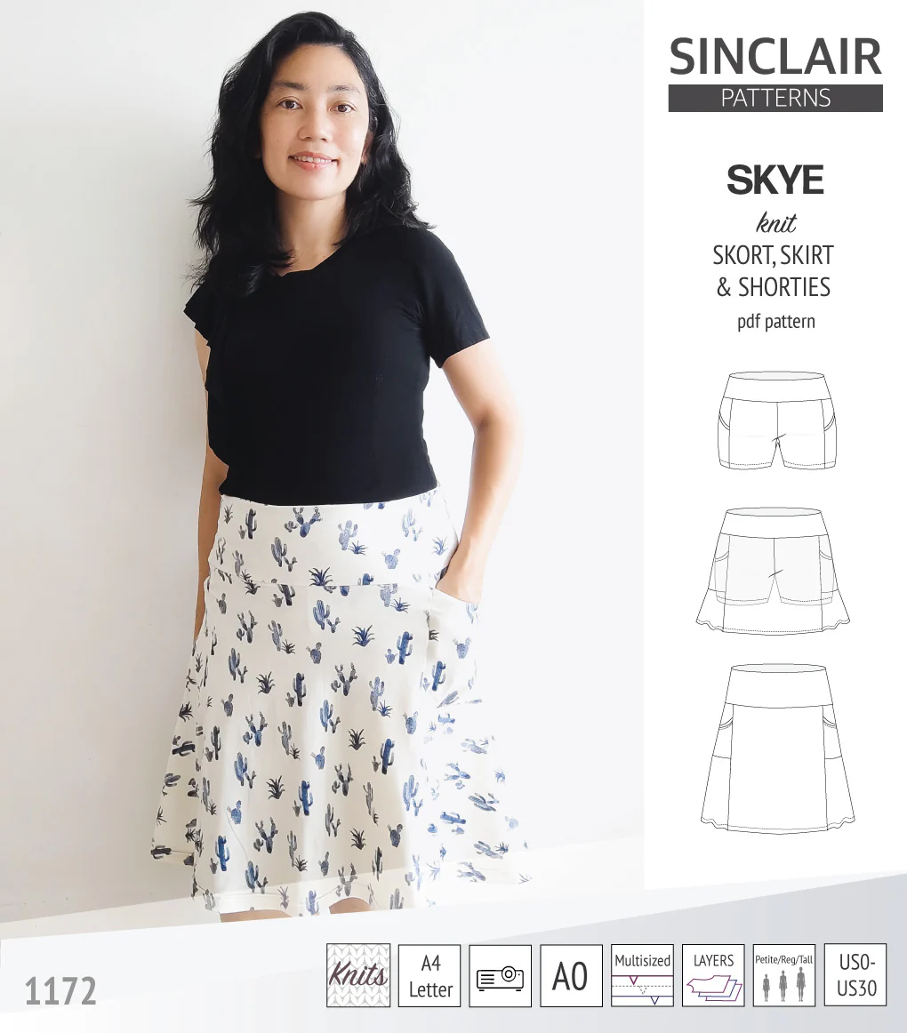 Skye skort, skirt and shorties with pockets (PDF) - Image 28