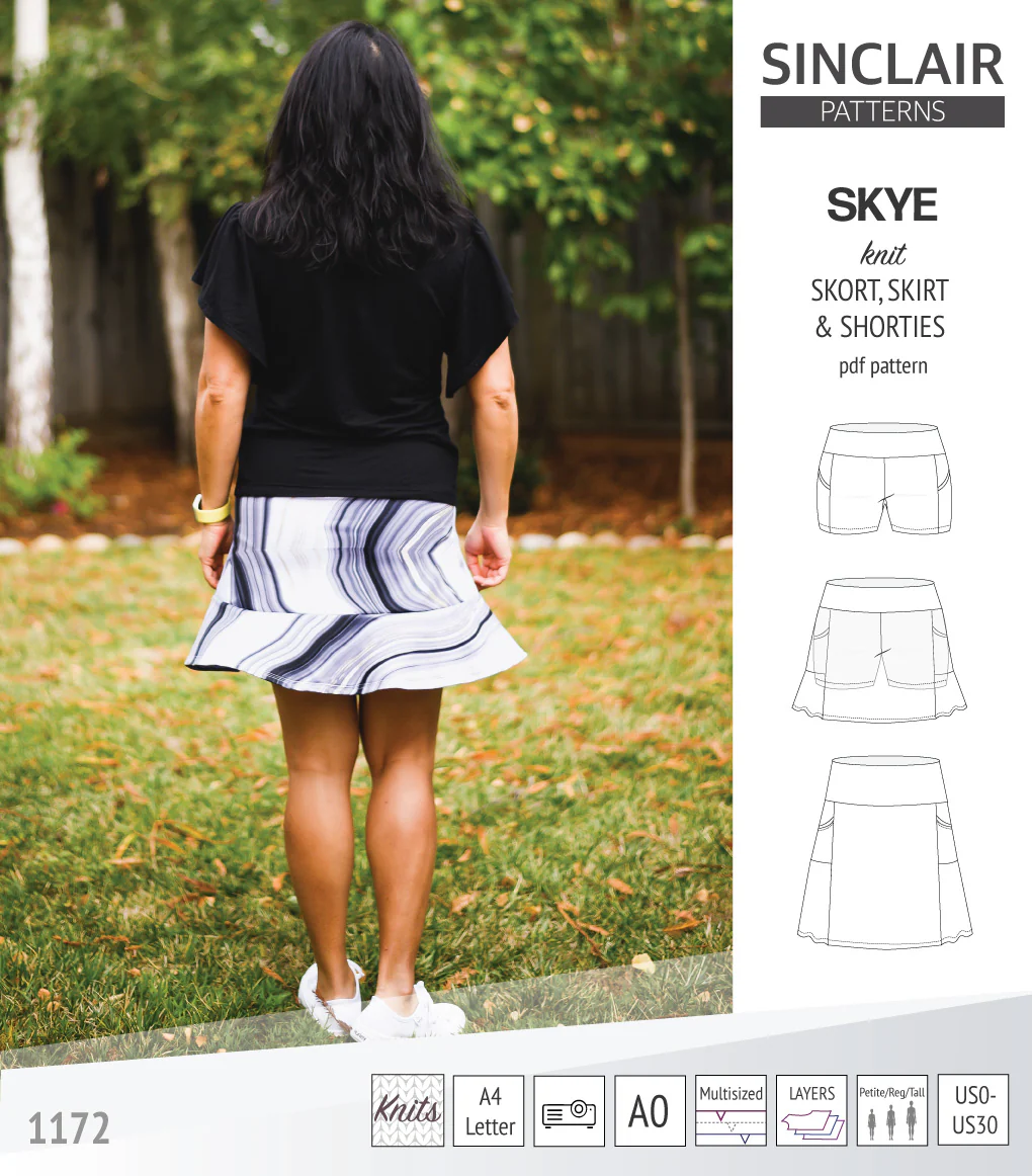 Skye skort, skirt and shorties with pockets (PDF) - Image 34