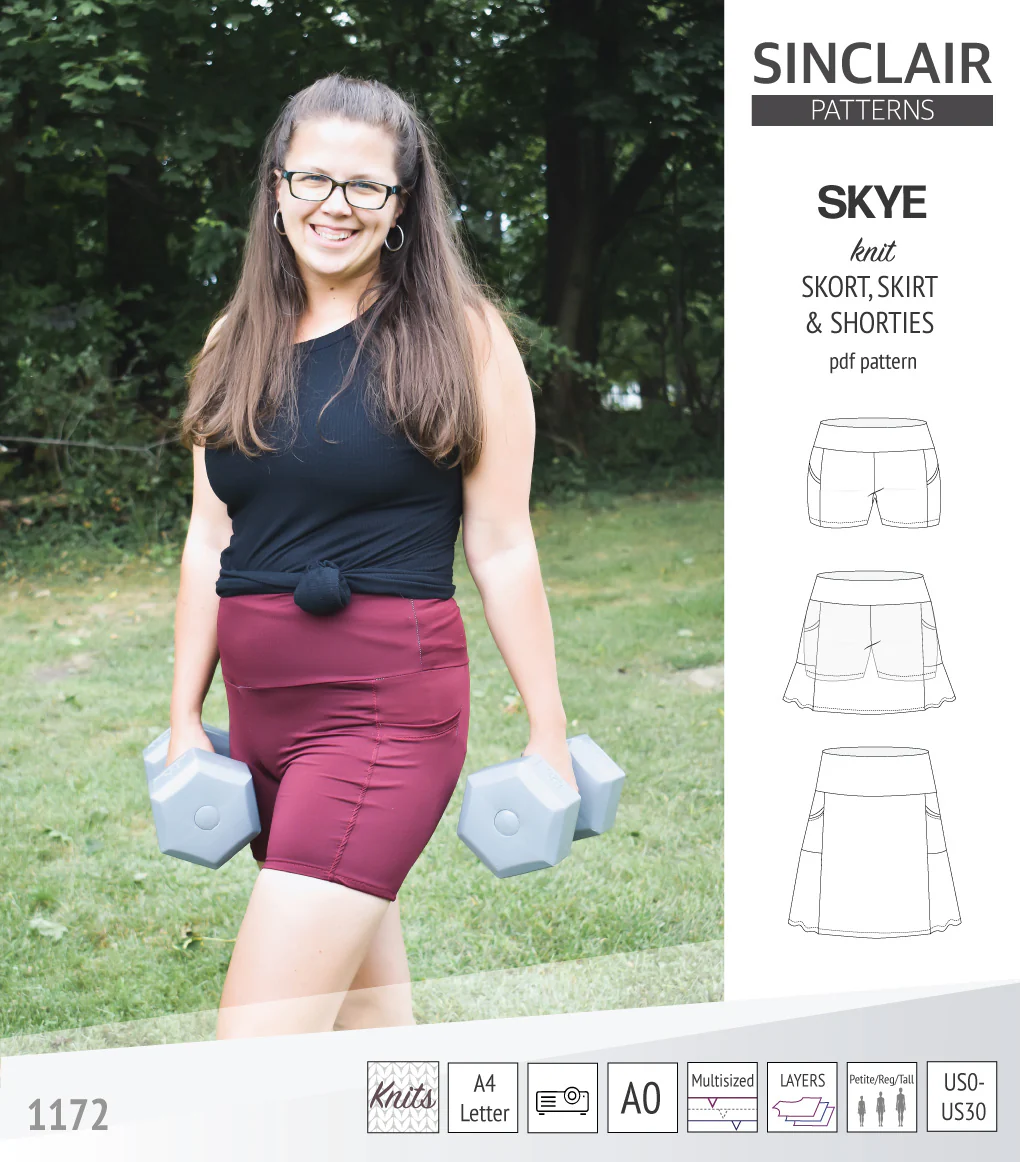 Skye skort, skirt and shorties with pockets (PDF) - Image 50