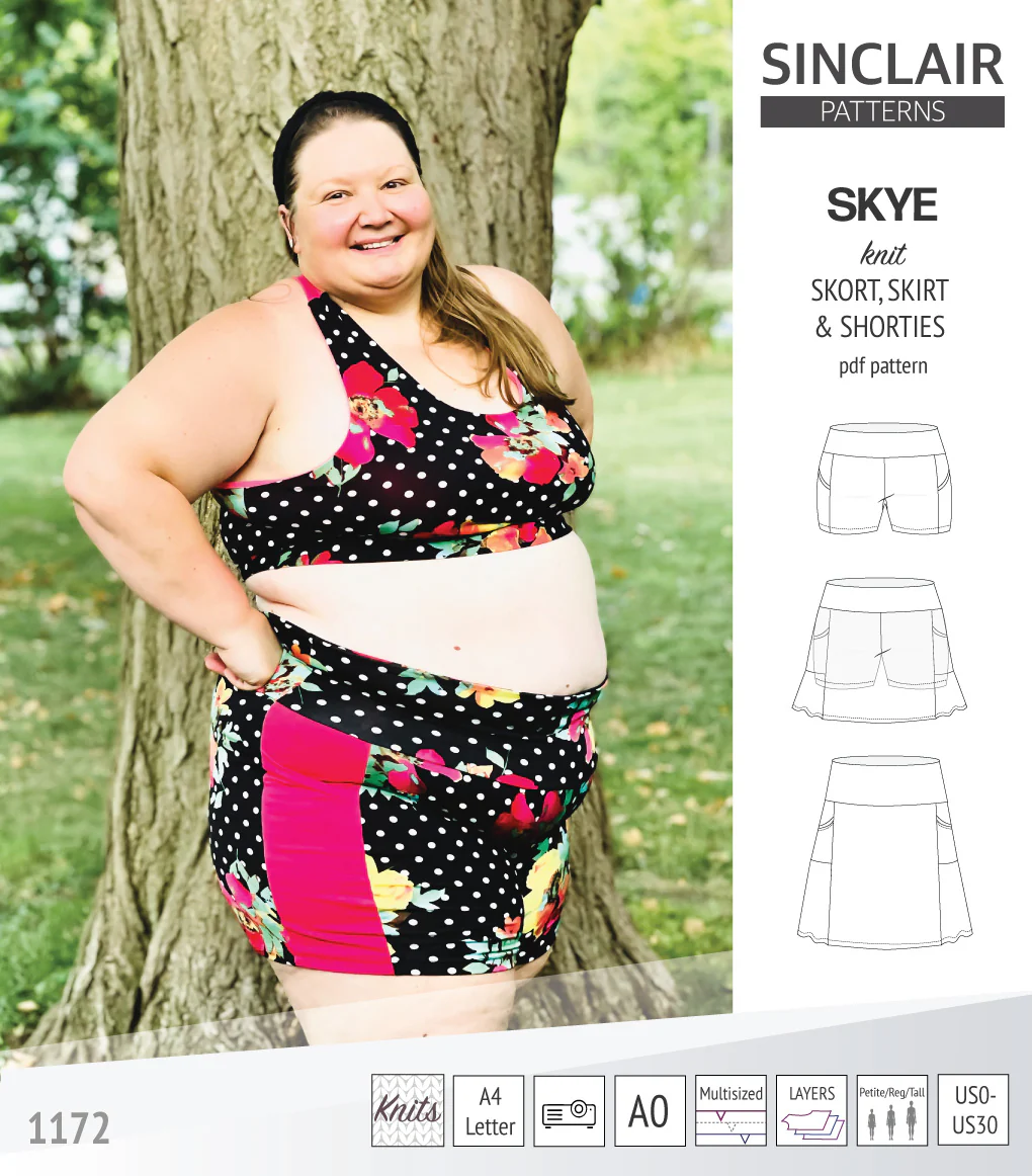 Skye skort, skirt and shorties with pockets (PDF) - Image 56