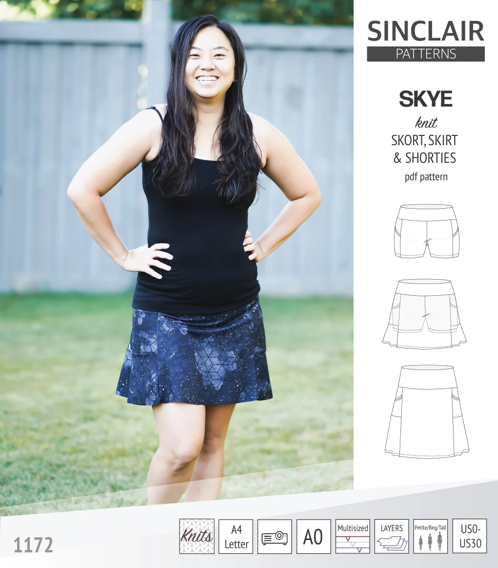 Skye skort, skirt and shorties with pockets (PDF) - Image 8