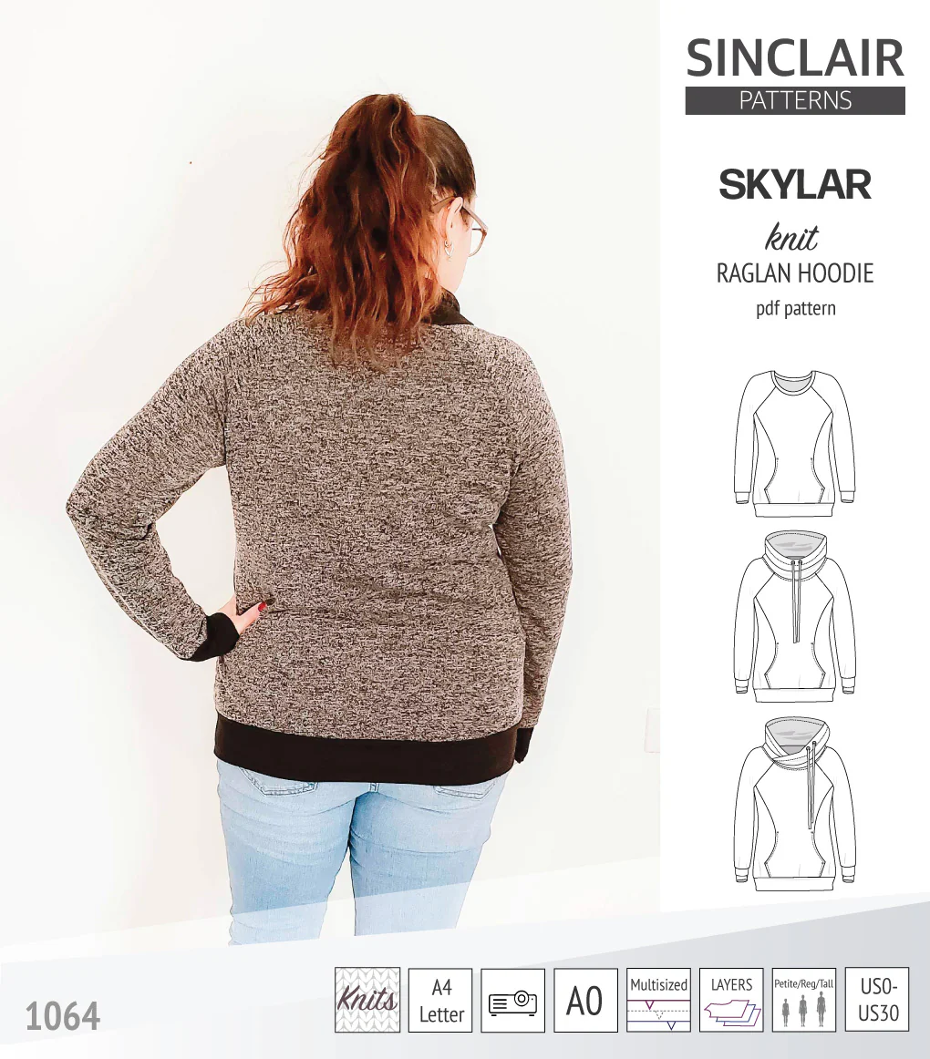 Skylar knit raglan hoodie (PDF) - Image 11