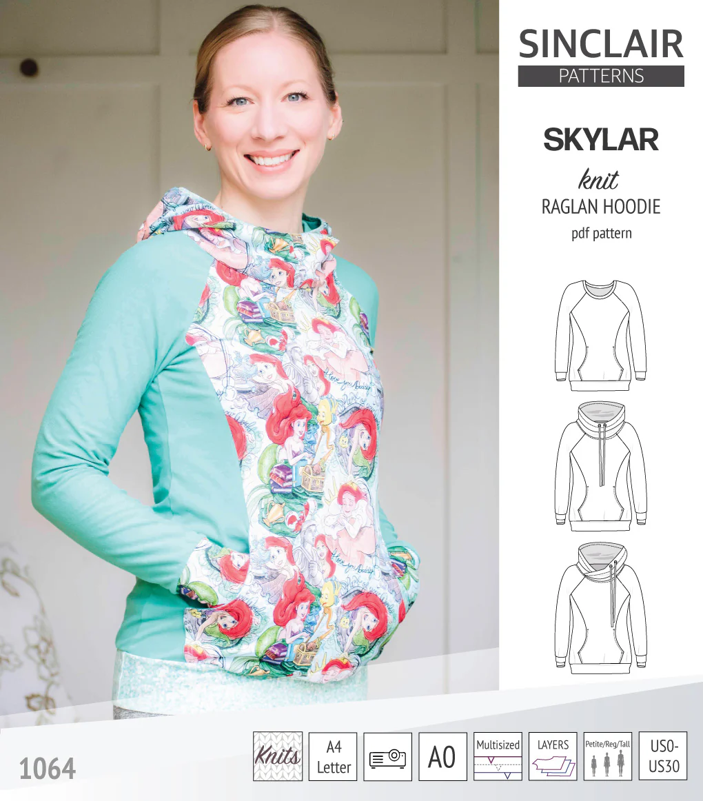 Skylar knit raglan hoodie (PDF) - Image 12
